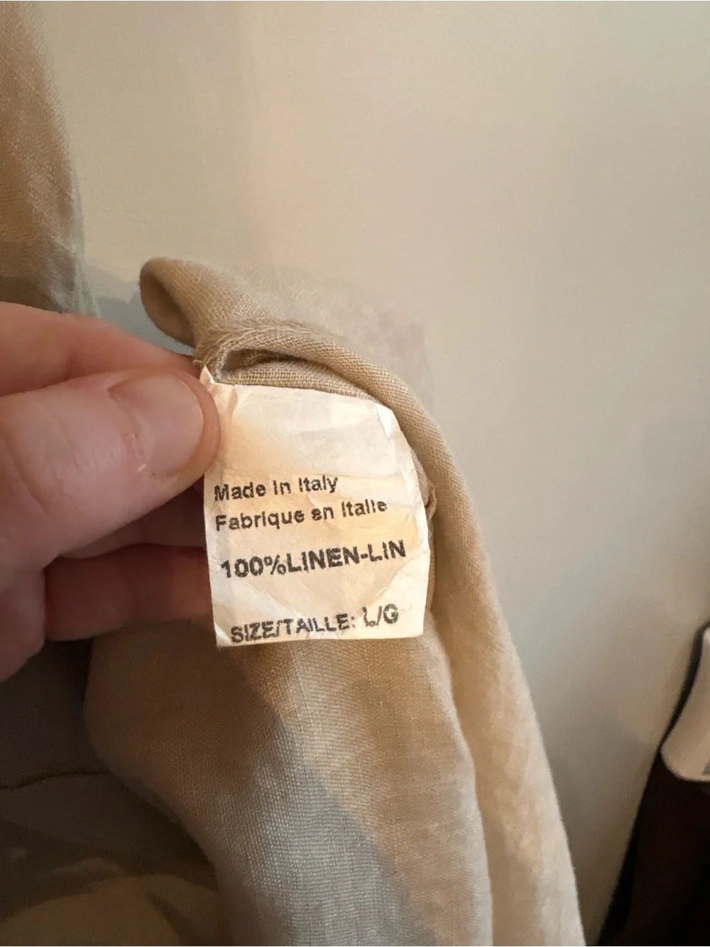 Marisa&Marie Linen dress 100% Italian Linen size large - Picture 10 of 14